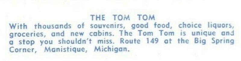 Lindas Bread Box (Tom-Tom Bar) - Vintage Postcard Of Tom-Tom Bar (newer photo)
